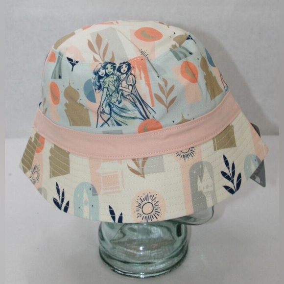 Disney Parks Rapunzel Tiana Snow White Princess Bucket Sun Hat Adult Size NEW main image 5